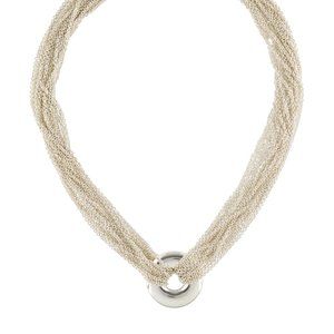TIFFANY & CO. Mesh Disc Choker Necklace